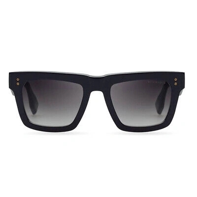 Pre-owned Dita Mastix Dt Dts712 A-01 Black Plastic Square Sunglasses Grey Gradient Lens In Gray