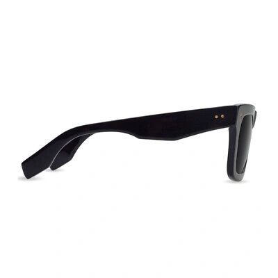 Pre-owned Dita Mastix Dt Dts712 A-01 Black Plastic Square Sunglasses Grey Gradient Lens In Gray
