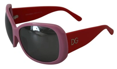Pre-owned Dolce & Gabbana Dolce&gabbana Dg4033 Women Red Sunglasses Polycarbonate Butterfly Casual Eyewear In Black