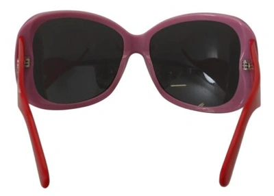 Pre-owned Dolce & Gabbana Dolce&gabbana Dg4033 Women Red Sunglasses Polycarbonate Butterfly Casual Eyewear In Black