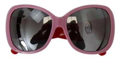 Pre-owned Dolce & Gabbana Dolce&gabbana Dg4033 Women Red Sunglasses Polycarbonate Butterfly Casual Eyewear In Black