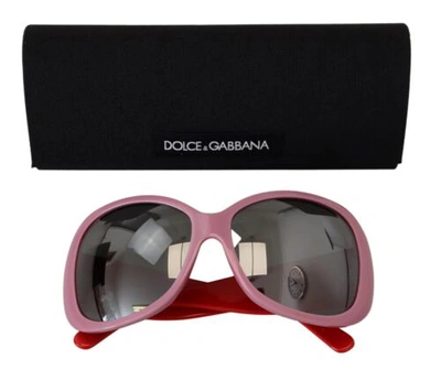 Pre-owned Dolce & Gabbana Dolce&gabbana Dg4033 Women Red Sunglasses Polycarbonate Butterfly Casual Eyewear In Black