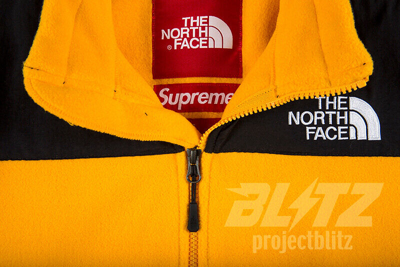 Pre-owned Supreme The North Face Rtg Fleece Jacket Bright Gold S M L Ss20 Tnf Yellow