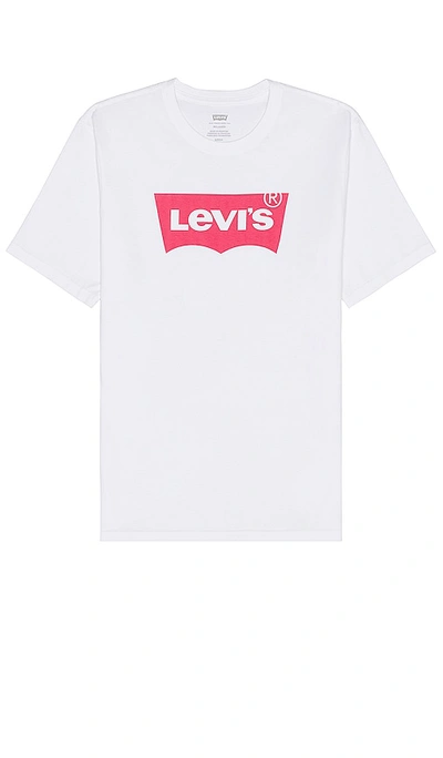 Shop Levi's Premium Bw Vw White T-shirt