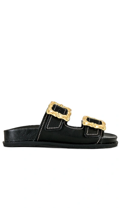 Schutz Enola Slide Sandal In Black