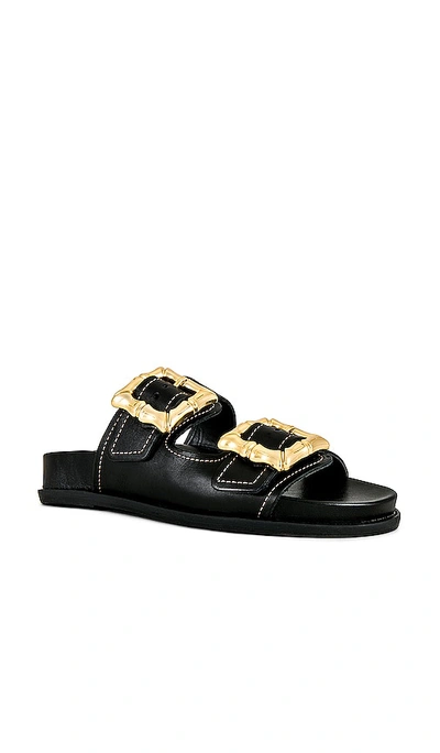 Schutz Enola Slide Sandal In Black