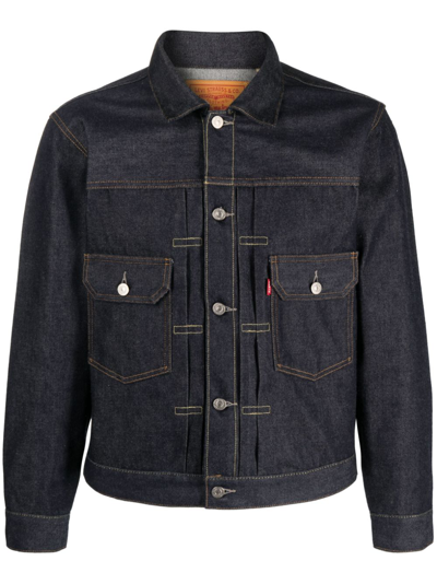 Shop Levi's Lvc 1953 Type Ii Jacket In Blue