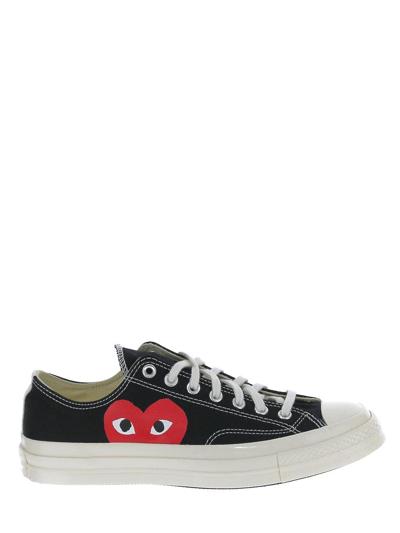 Shop Comme Des Garçons Play Chuck 70 Cdg Ox Sneakers In Black