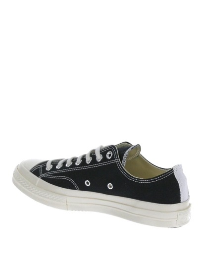 Shop Comme Des Garçons Play Chuck 70 Cdg Ox Sneakers In Black