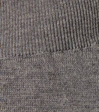 Shop Stella Mccartney Virgin Wool Track Pants In Grey