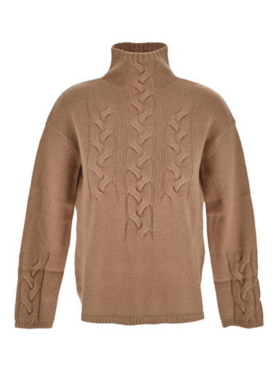 Shop 's Max Mara Kristin Knit Sweater In Brown