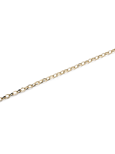 Shop The Alkemistry 18kt Yellow Gold Plain Shimmer Chain Bracelet