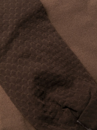 Wolford Control Dots Stretch Tights In Brown