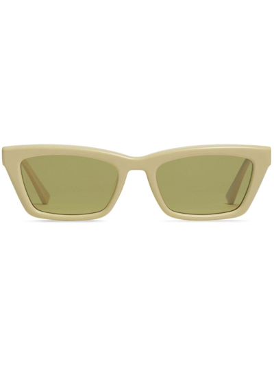 Shop Gentle Monster Nonno Y6 Square-frame Sunglasses In Yellow