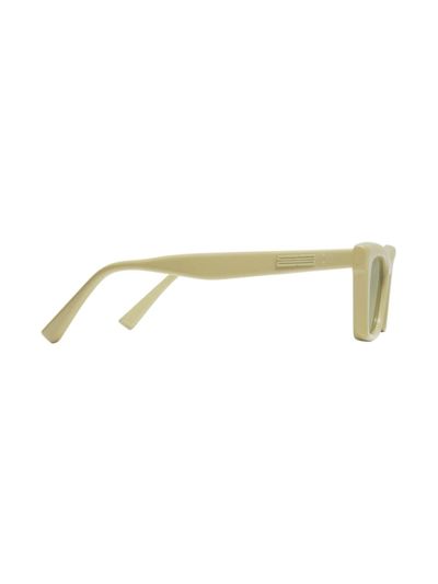 Shop Gentle Monster Nonno Y6 Square-frame Sunglasses In Yellow