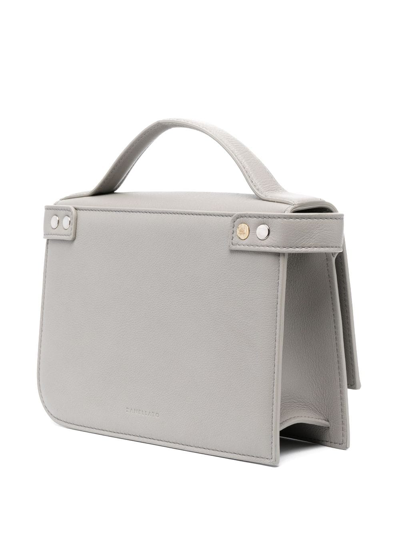 Shop Zanellato Ella Crossbody Leather Bag In Grey