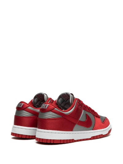 Nike Wmns Dunk Low Sneakers Medium Grey / Varsity Red In Red