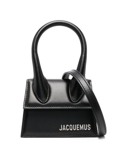 Jacquemus Le Chiquito Noeud Mini Bag In Black