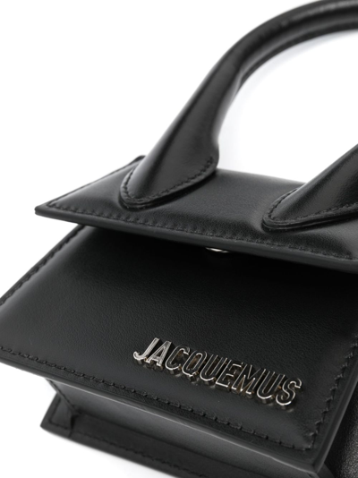 Jacquemus Le Chiquito Noeud Mini Bag In Black