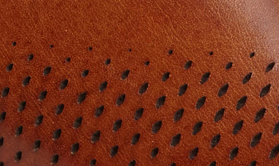 Shop Cole Haan Washington Grand Laser Plain Toe Wholecut Shoe In British Tan/ Lava Leather
