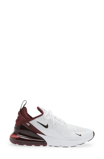 Shop Nike Air Max 270 Sneaker In Night Maroon/ Black/ White