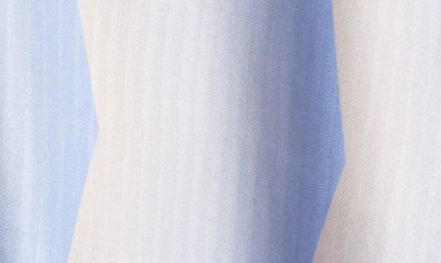 Shop Acne Studios Sublimation Stripe Nylon Stretch Jacquard Jacket In Blue/ Beige