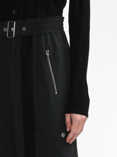 3.1 Phillip Lim Recycled High-rise Wide-leg Cargo Pants In Black