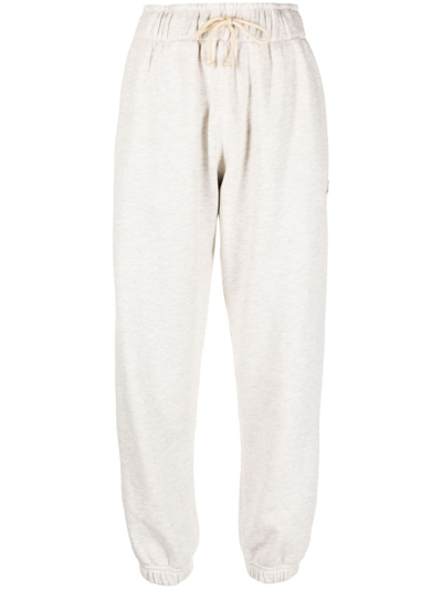 Shop Autry Drawstring Straight Trousers In Neutrals