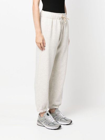 Shop Autry Drawstring Straight Trousers In Neutrals