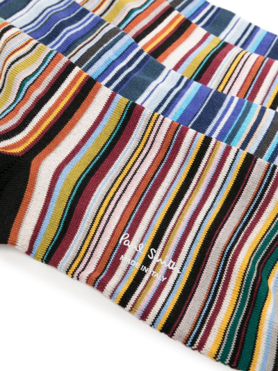 Paul Smith 2 Pack Socks In Signature Stripe-multi In Multicolour
