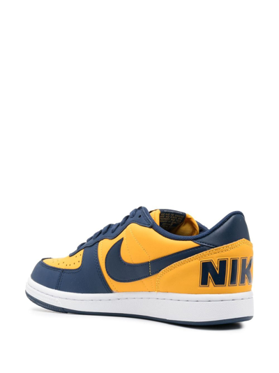 Shop Nike Terminator Low-top Sneakers In Yellow