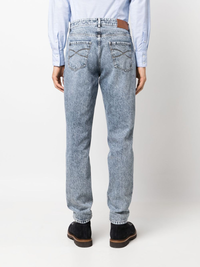 Brunello Cucinelli Denim Pants In Blue