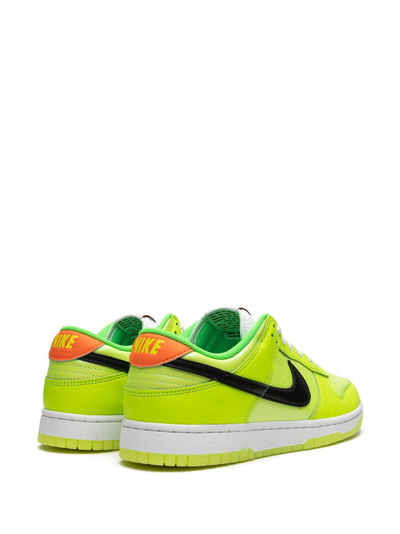 Shop Nike Dunk Low "glow In The Dark" Sneakers In Green