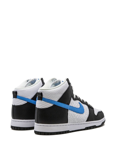 Nike Dunk High Emb "university Blue" Sneakers In Black