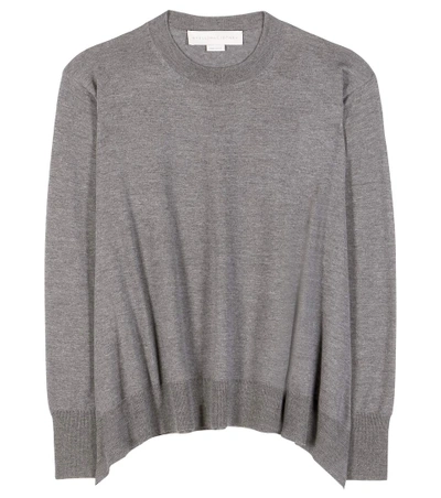 Stella Mccartney Virgin Wool Sweater In Grey
