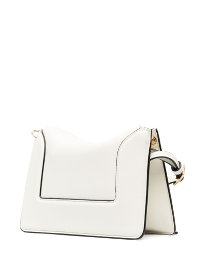 Shop Wandler Penelope Micro Shoulder Bag In White