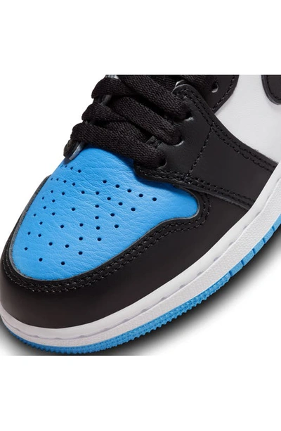 Shop Jordan Kids' Air  1 Retro High Basketball Shoe In University Blue/ Black/ White
