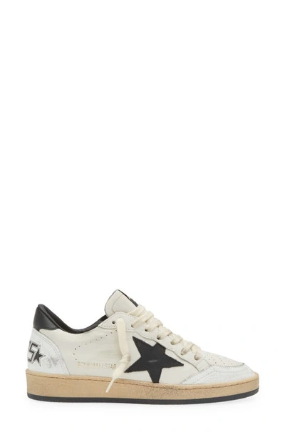 Shop Golden Goose Ball Star Sneaker In White/ Black