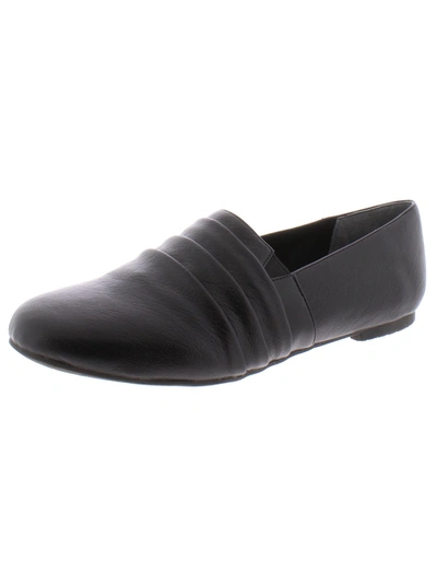 Shop Ros Hommerson Donut Womens Pintuck Loafers In Black
