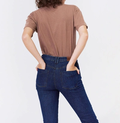 Shop Unpublished Joan Straight Fit Jeans In Classic In Blue