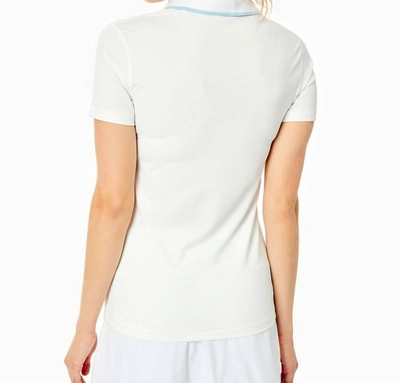 Shop Addison Bay Courtside Polo In White/light Blue