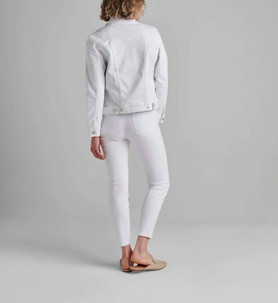 Shop Jag Kiara Denim Jacket In White