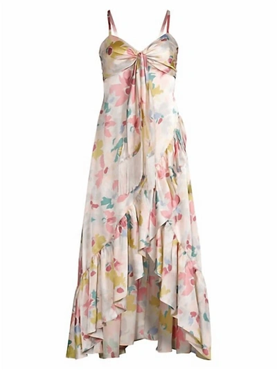 Shop Likely Calista Dress In Ivory Multi