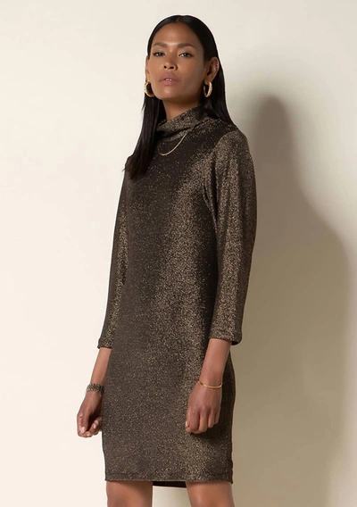 Shop Tart Collections Jemma Dress In Dark Gold In Grey