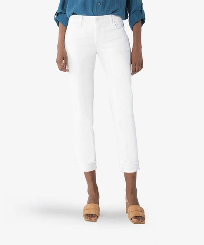 Shop Kut From The Kloth Amy Crop Jean In White