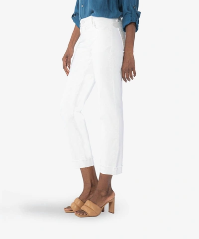 Shop Kut From The Kloth Amy Crop Jean In White