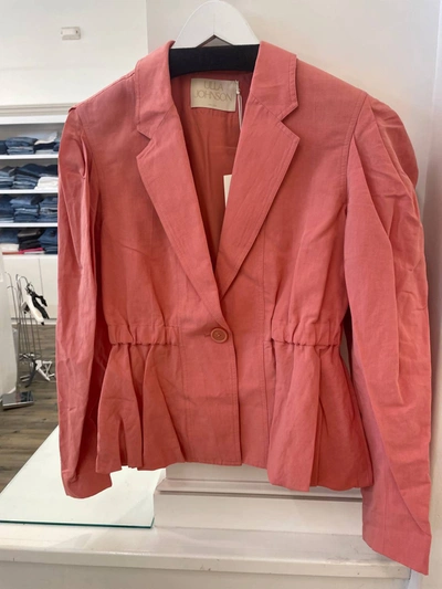 Shop Ulla Johnson Marras Jacket In Dahlia In Pink