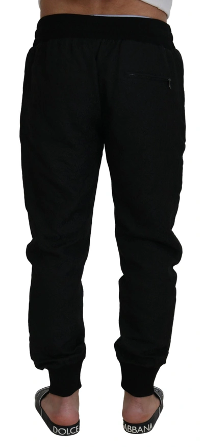 Dolce & Gabbana Black  Casual Jogger Pants In Black
