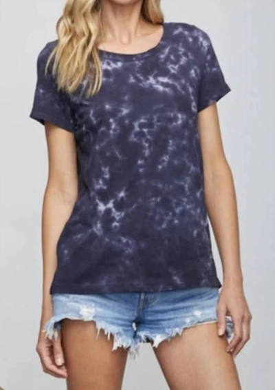 Shop Sundays Cannon T-shirt In Navy Cloud Wash In Blue