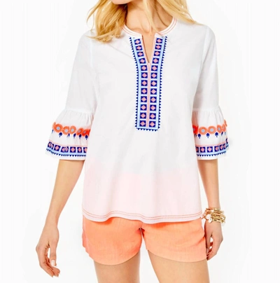 Shop Lilly Pulitzer Rissa Tunic In Resort White